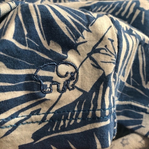 Ivory Ella Imperial Blue Front Twist Tee Sz XS NWT - Picture 7 of 7